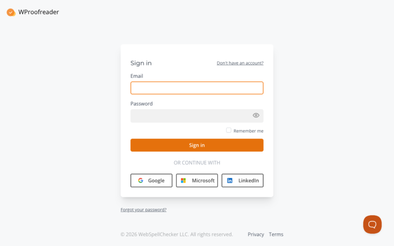 WProofreader SaaS — Subscription Management Platform