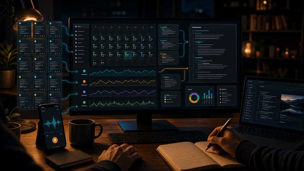 Monthly AI journal reflection